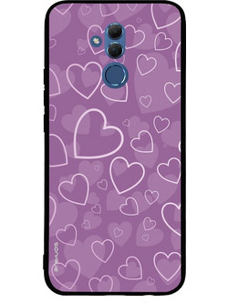 Sonique Heart Series Back Cover Violet (Huawei Mate 20 Lite)