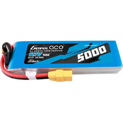 Gens ace G-Tech 5000mAh 11.1V 45C 3S1P lipo battery with XT90 Plug