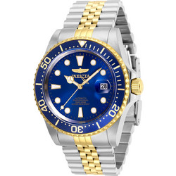 Invicta Pro Diver Ανδρικό Ρολόι Αυτόματο με Ασημί Μεταλλικό Μπρασελέ 30093