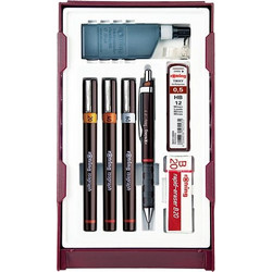 Σετ Ραπιδογράφοι Rotring ISOGRAPH COMBI College Set of Technical 0.2/0.4/0.6