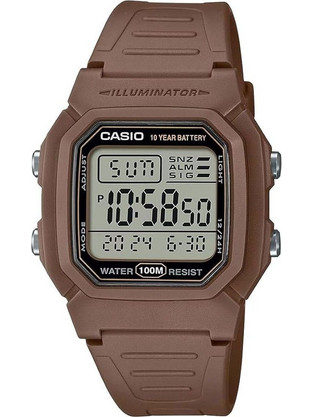 Casio Vintage Ψηφιακό Ανδρικό Ρολόι Χρονογράφος με Μαύρο Καουτσούκ Λουράκι DBC-32-1AEF