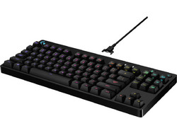Logitech G Pro Μηχανικό Gaming Πληκτρολόγιο TenKeyLess με GX Blue Διακόπτες RGB Black