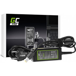 Green Cell Φορτιστής Laptop 45W 20V 2.25A για Lenovo με Ενσωματωμένο Καλώδιο Τροφοδοσίας AD64P