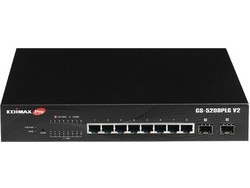Edimax GS-5208PLG V2 Managed L2 Switch με 8 Θύρες Ethernet 1Gbps και 2 SFP Θύρες
