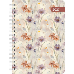 2027 Ημερολόγιο Ημερήσιο Σπιράλ 17x25 Anemone