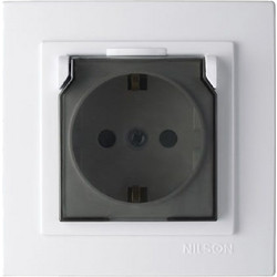 GEYER Πρίζα σούκο με καπάκι nilson 24111020