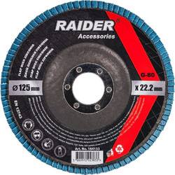 RAIDER Δίσκος φυλλαράκι Φ125 G80 164133