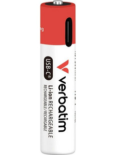 Verbatim Rechargeable Batteries Aaa USB-C 4psc. - (30250)