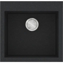 Sanitec Ultra Granite 816 Υποκαθήμενος Νεροχύτης Γρανίτη Ματ Grafite 50x50cm