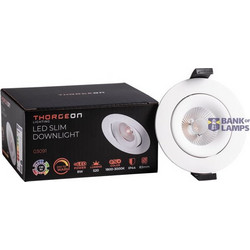 LED Downlight 8W Dim to Warm 520lm IP44 38 CRI90 PF0,9 (Internal Driver Included) RAL9003