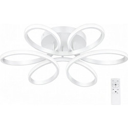 VenCore Lumeo White 7741-20022 - Μοντέρνο Φωτιστικό Οροφής Πλαφονιέρα LED 60W Λευκό Αλουμίνιο με Ρυθμιζόμενο CCT Λευκό - Ημέρας