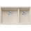 Blanco Subline 430/270-U Υποκαθήμενος Νεροχύτης Γρανίτη Soft White 527167 75.5x46cm