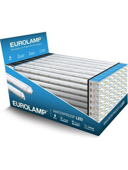 EUROLAMP ΕΚΘΕΤΗΡΙΟ ΓΙΑ ΣΤΕΓΑΝA ΦΩΤΙΣΤΙΚΑ ΜΕ ΛΑΜΠΑ LED TUBE 1,20m 134Χ82Χ88
