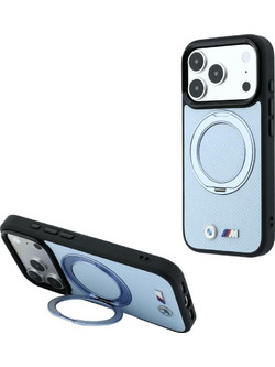 BMW Kevlar Ring Stand Magsafe Θήκη Blue (iPhone 18 Pro Max / 17 Pro Max)