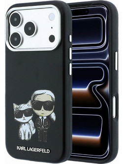 Karl Lagerfeld Smooth Karl & Choupette Bodies Sketch MagSafe Θήκη iPhone 18 Pro Max / 17 Pro Max Black