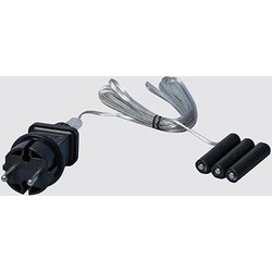 XMAS ΜΕΤΑΣΧΗΜΑΤΙΣΤΗ 4.5V ΓΙΑ ΚΟΥΤΙ ΜΠΑΤΑΡΙΑΣ 3AA ΔΙΑΦΑΝΟ PVC ΚΑΛΩΔΙΟ ΠΑΡΟΧΗ 3m (600-19890)