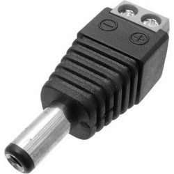 FOLKSAFE FS-DCMC Αρσενικά βύσματα DC 5,5 x 2,1 mm, 5 τεμάχια