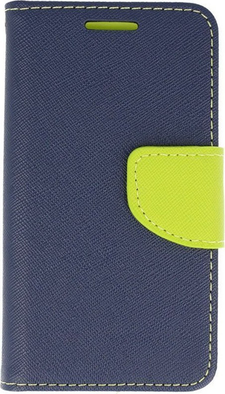 Fancy Book LG K11 / K10 2018 Σκούρο Μπλε/Λαχανί