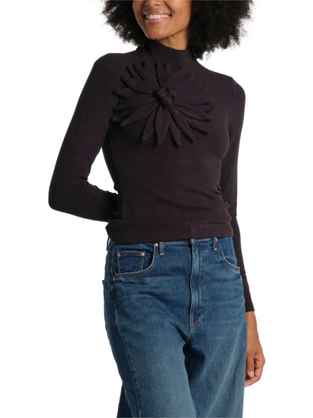 Μπλουζα Long Sleeve Flower 360498-C03 black