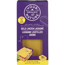 Your Organic Nature Βιολογικά Λαζάνια από Κίτρινες Φακές 250g 19920
