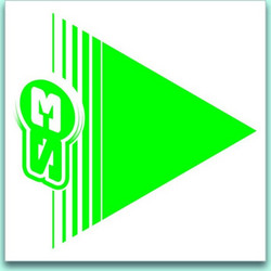 S3 Signalling Arrows Green 50 Pieces 12x12cm