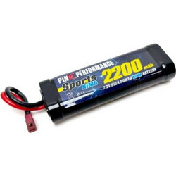7.2V NiMH BATTERY PACK 2200 MAH - T-PLUG (DEANS ) - PINK PERFORMANCE