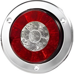 Φανάρι Φορτηγού Στρογγυλό LED 16 SMD Δίχρωμο 12-24V W17568-5-0 - ΛΕΥΚΟ
