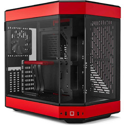 Hyte Y60 Red Gaming Midi Tower Κουτί Υπολογιστή με Πλαϊνό Παράθυρο
