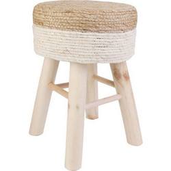 Home Deco Factory Beige Stool HD6568 Σκαμπό (346000014)