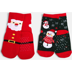 ΚΑΛ 2PRS ABS SANTA-GINGERBREAD 0-6M