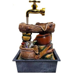 Διακοσμητικό Συντριβάνι Feng Shui - Resin craft bonsai running water ornament-0161040-94834