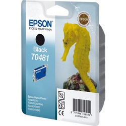 Epson T0481 Black Μελάνι Εκτυπωτή Inkjet C13T048140