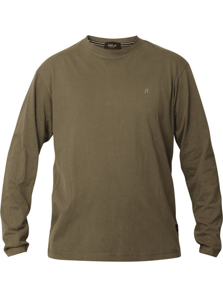 Replay LONG SLEEVE SHIRT Λαδί