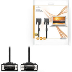 Καλώδιοo DVI Nedis 233-2162 DVI-D Male σε DVI-D Male - 3m - Μαύρο