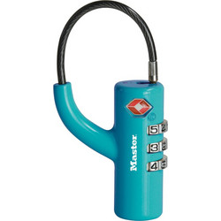 MASTER LOCK TSA Συνδυασμός Κλειδαριά Μπλε, 8,1 x 1,8 x 1,8 cm (MPN 4717EURDBLU)