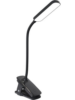 Φωτιστικό Ανάγνωσης VT-01, Μίνι LED με Κλιπ και Καλώδιο USB-C 80cm, Μαύρο