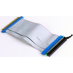 PCI-E express 16x Riser Flexible Cable Extender Card