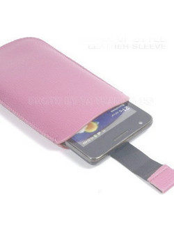 Stylish Pull Up Leather Smart Case Cover Pink