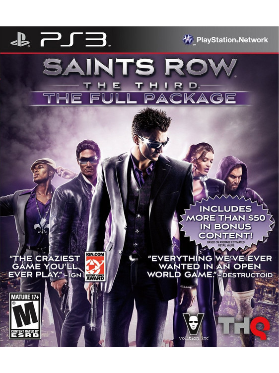 Saints Row The Third Full Pack PS3