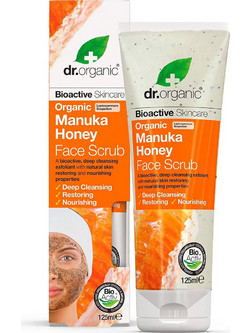 Dr. Organic Manuka Honey Scrub Προσώπου 125ml