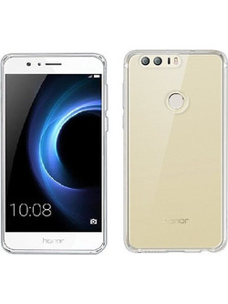 Θήκη TPU Gel για Huawei Honor 8 Διαφανές Λευκό (ΟΕΜ)