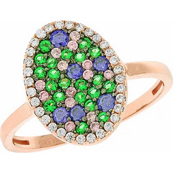 Million Diamonds Γυναικείο Δαχτυλίδι από Ροζ Χρυσό 14K με Διαμάντι RZ5685