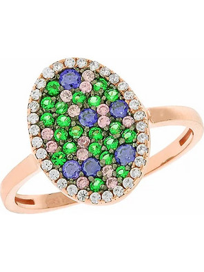 Million Diamonds Γυναικείο Δαχτυλίδι από Ροζ Χρυσό 14K με Διαμάντι RZ5685