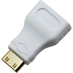 Raspberry Pi Zero HDMI Adaptor White (Mini HDMI to HDMI)