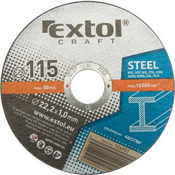 EXTOL CRAFT Metal cutting discs115x1,0x22,2mm 5pcs (106901)