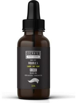 Socrates Premium Grooming Double L Konio Λάδι για Γένια 30ml