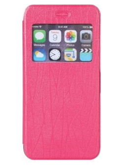Θήκη παράθυρο για iphone 6 plus Φούξια IK705 OEM
