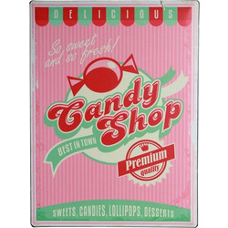 Μεταλλικός πίνακας - Candy Shop