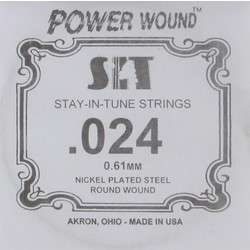 Sit Power Wound Χορδή Ηλεκτρικής Κιθάρας Nickel Plated Steel 24"