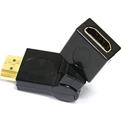 Powertech adapter HDMI M / HDMI F- 360 μοίρες περιστροφή - (CAB-H026)